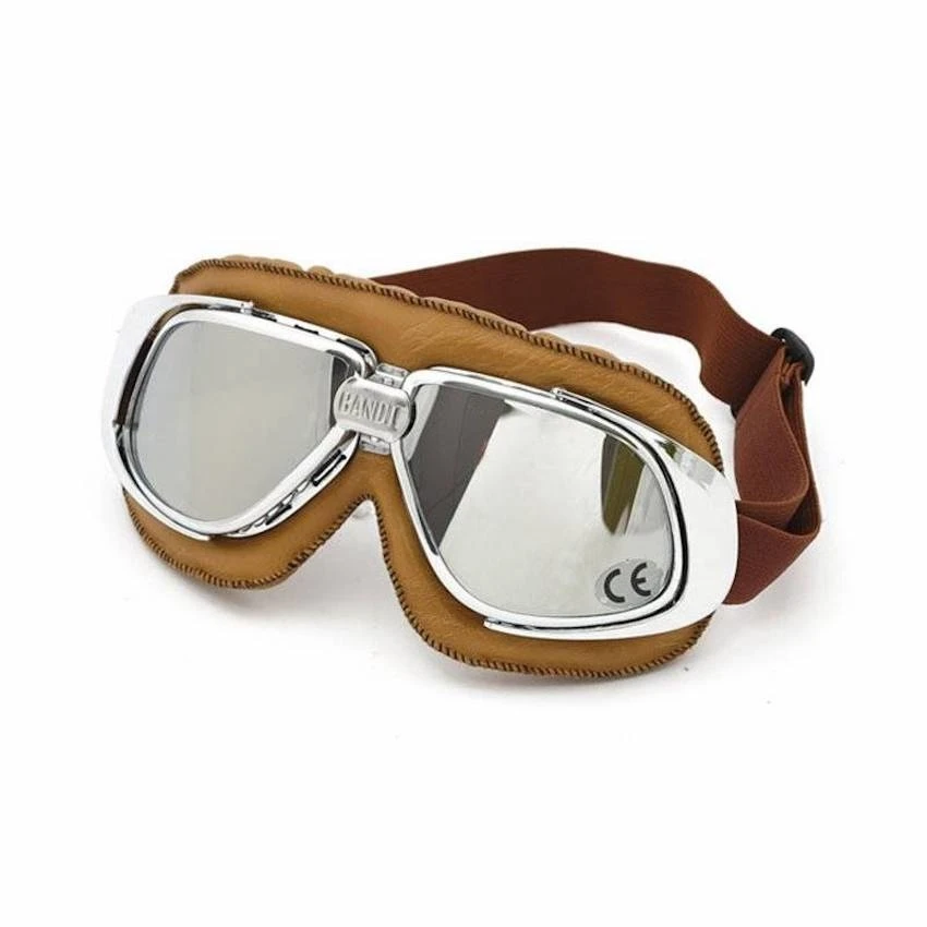 Bandit Classic Goggles Brown Leather 1 Bandit Classic Goggles Brown Leather
