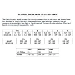 MotoGirl Lara Cargo -Moto Gear Verkoop motogirl lara cargo 5